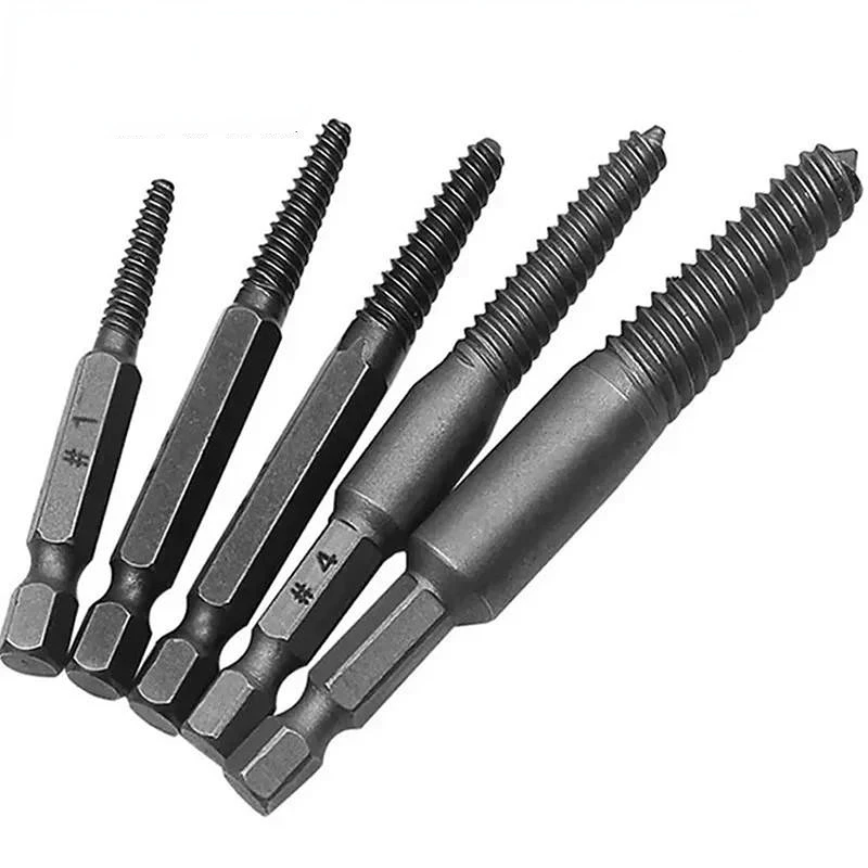 

Высококачественный набор для извлечения сломанных болтов, электрический съемник винтов с центрирующими сверлами для легкого удаления резьбы, набор инструментов