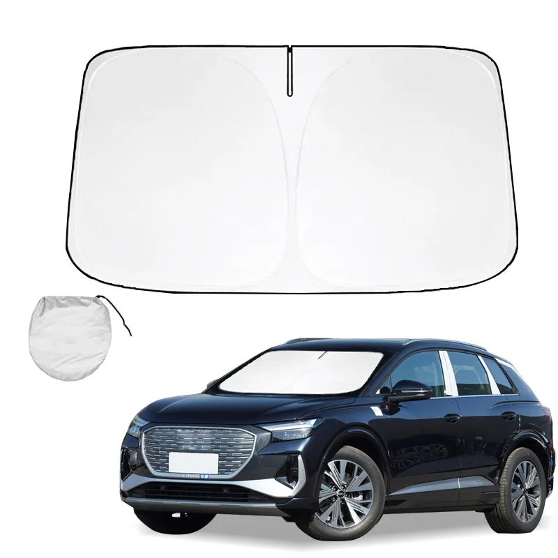 

Windshield Sun Shade for Audi Q4 2022-2024 Window Cover Sun Visor Foldable Sunscreen Blocks UV Rays Keep Your Car Cooler