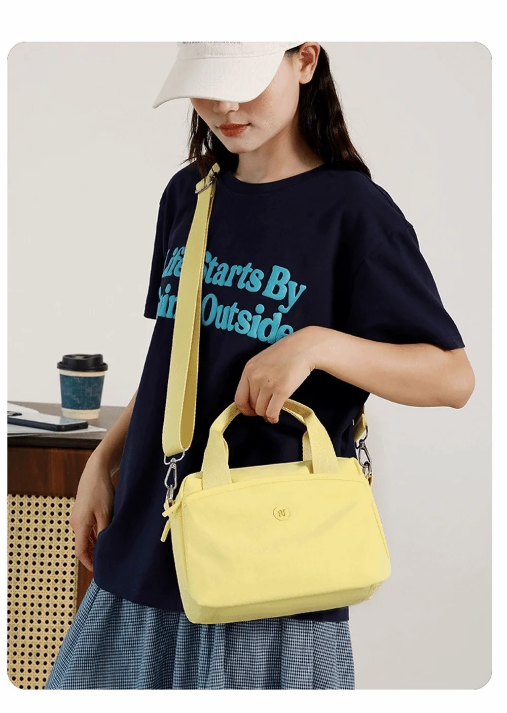 Neue Lässige Oxford-Stoff Umhängetasche Große Kapazität Wasserdichte Mama-Tasche Vielseitige Messenger-Tasche Reise – Detail 3