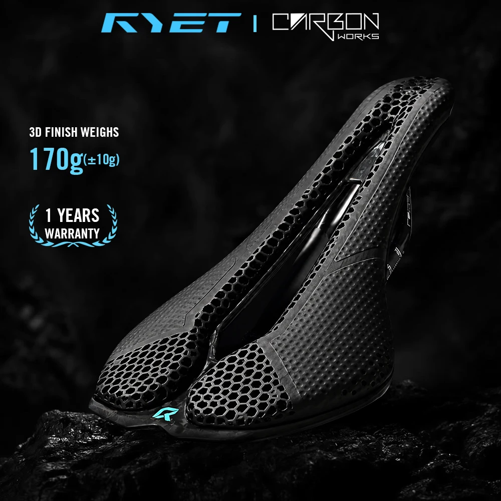 ryet-7x9mm-falt-track-carbon-3d-printed-eva-bicycle-saddle-ultralight-126g-155g-170g-road-mtb-bike-seating-cushion-bicycle-parts