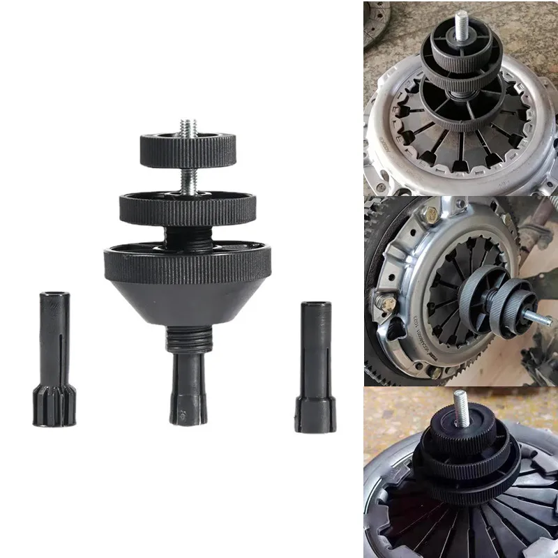 Universal Single Plate Car Van Clutch Alignment Kit Aligning Tool With 3 Collets Car Disassembly Tool Car Repair Fix Correcting
