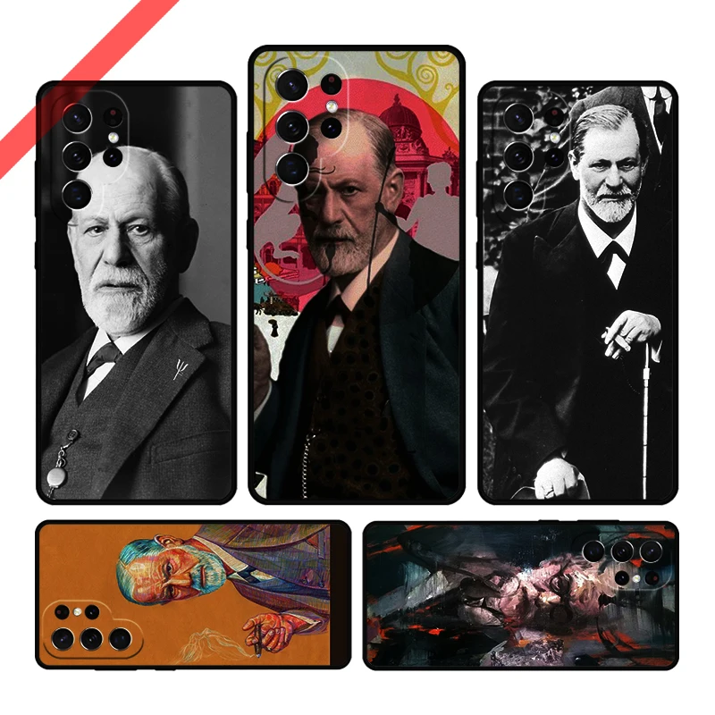 Sigmund Freud Phone Case For Samsung Galaxy S20 FE S21 S10 S23 Plus S24 S22 Ultra Coque Note20 Note10 S9 S8 Cover Capa