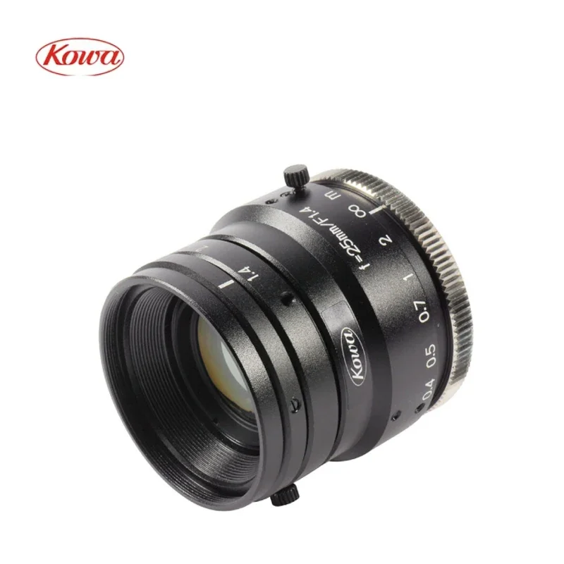 KOWA LM25HC-SW High Definition 25mm C Mount Fixed Focus Industrial CCTV Lens For Machine Vision Camera Inspection