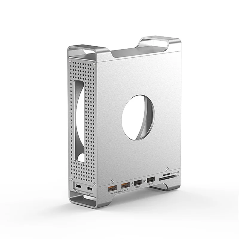 

Док-станция ABT-USB C со считывателем SD/TF, концентратор USB 3.2/2.0 для Mac Mini M4, док-станция-концентратор для M. 2 NVME 2230/2242/2260/2280