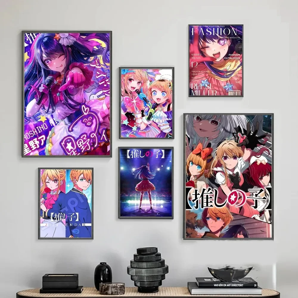 Oshi-no-Ko Poster Kraft Club Bar Papier Vintage Poster Wandkunst Malerei Schlafzimmer Studie
