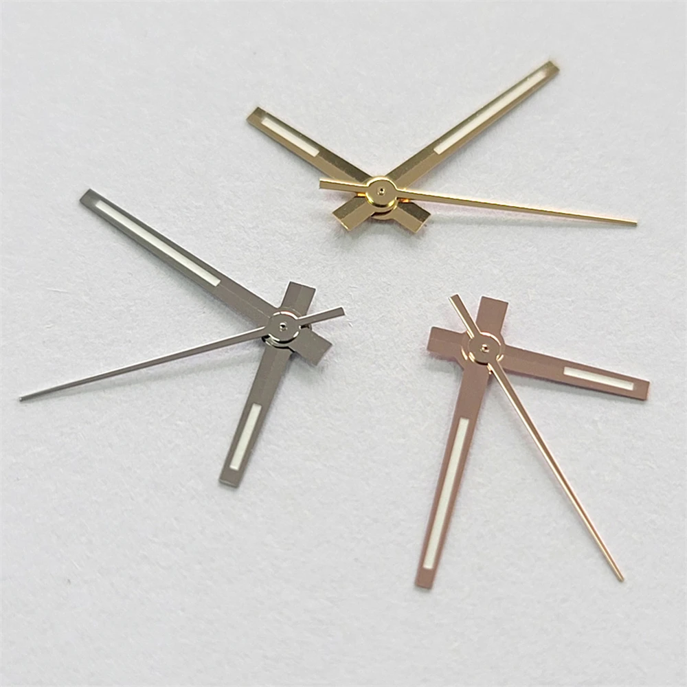 

1Pcs Modified Watch Hands Green Luminous Logbook Needle Silver Gold Rose Watch Accessories For NH35/NH36/4R/7S Movement