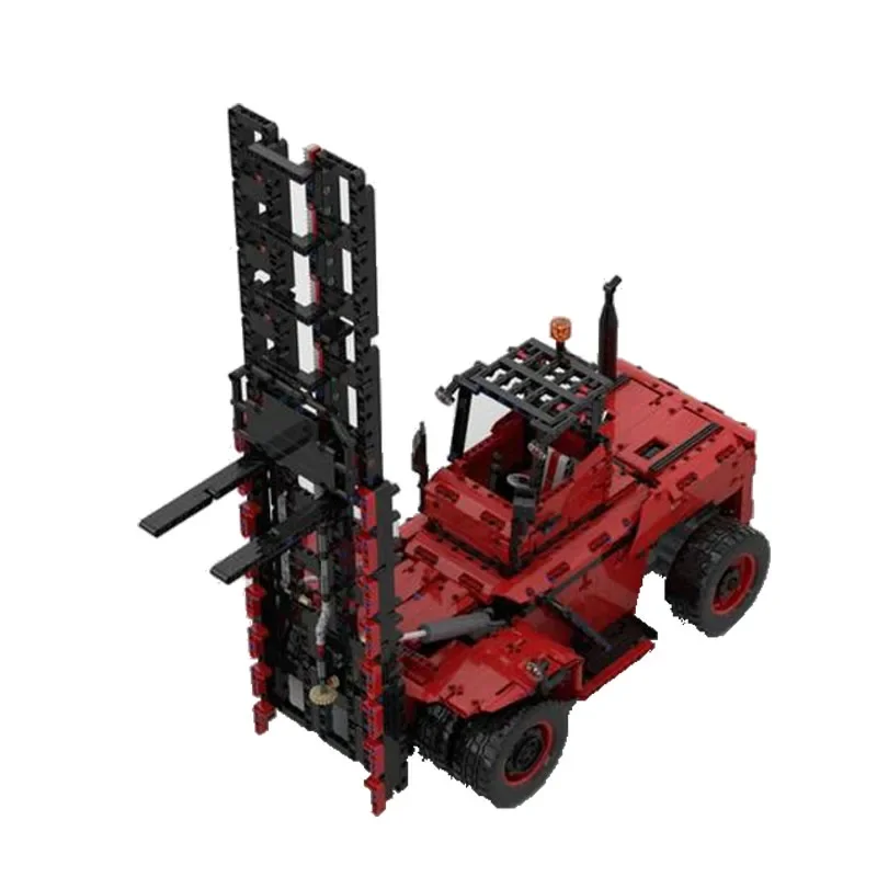 MOC-63441 Building Block Module Truck Stacker High-Difficulty Interlocking Blocks 1853 Pieces Adult Puzzle Birthday Toy Gift