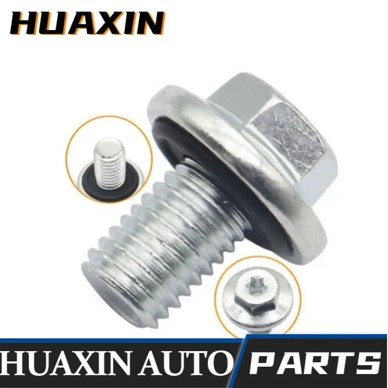 55577568 652254 Auto Parts Engine Oil Drain Plug Bolt Screw for 13-22 Buick Cadillac Chevrolet Cruze OPEL ADAM ANTARA ASTRA