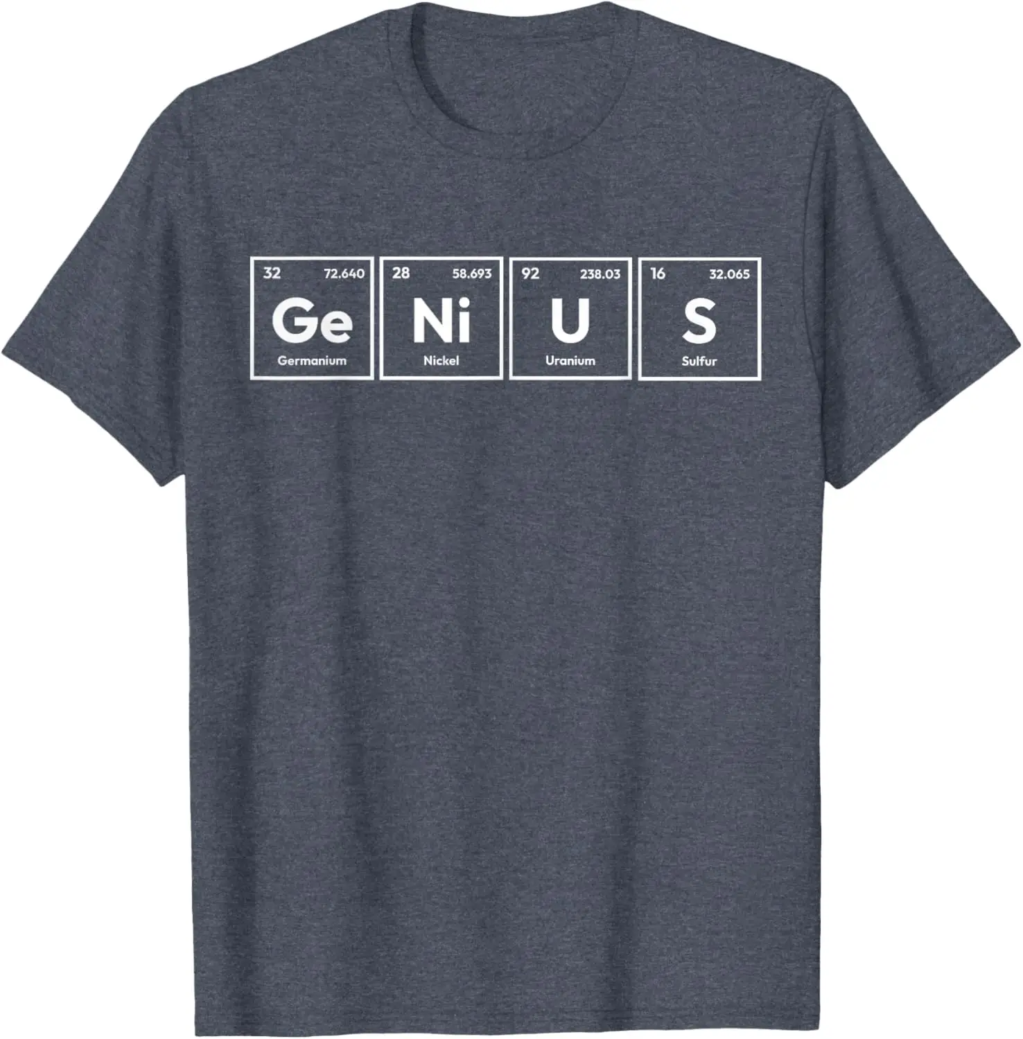 Camiseta Divertida de Ciência Química com Elementos da Tabela Periódica Genius, Camisetas Gráficas Casuais de Algodão, Camisas Streetwear
