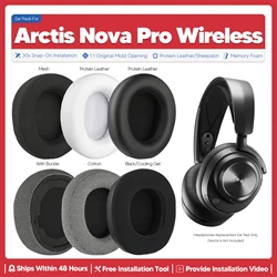Replacement Ear Pads For SteelSeries Arctis Nova Pro Wireless Headphone Accessories Ear Cushion Memory Foam Ear Cups