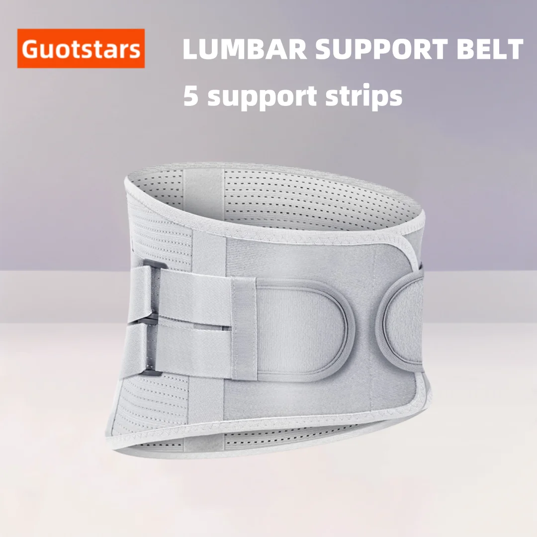 

Lower Back Brace Women Men Lumbar Support Belt with 5 Support Stays Back Pain Relief for Sciatica Scoliosis Herniated Disc