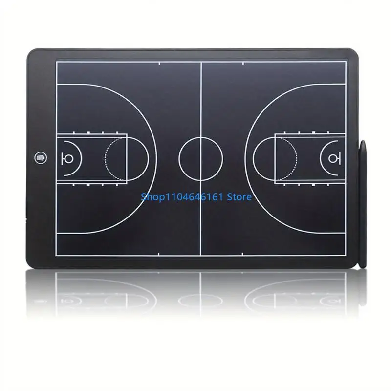 Reusable Basketball Coaching Board Tactically Drawing Screen With Styluses Pen