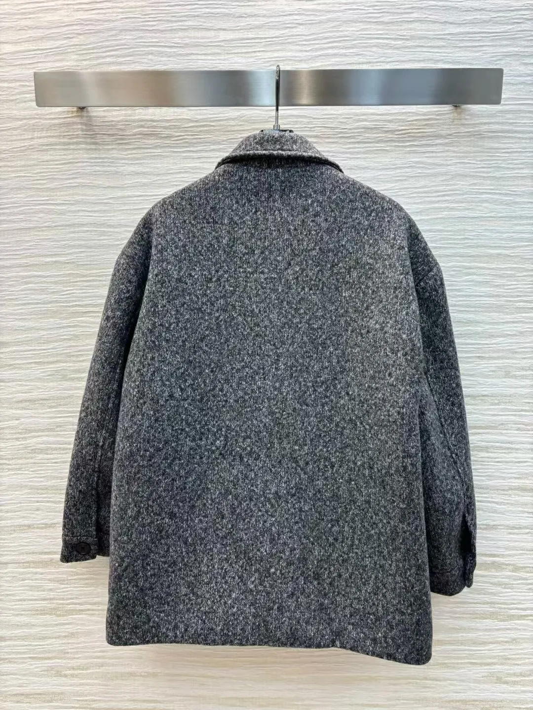 High end customized women's contrasting woolen cotton coat jacket