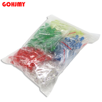 500Pcs/lot 5MM LED Diode Kit Mixed Color Red Green Yellow Blue White 5value*100pcs