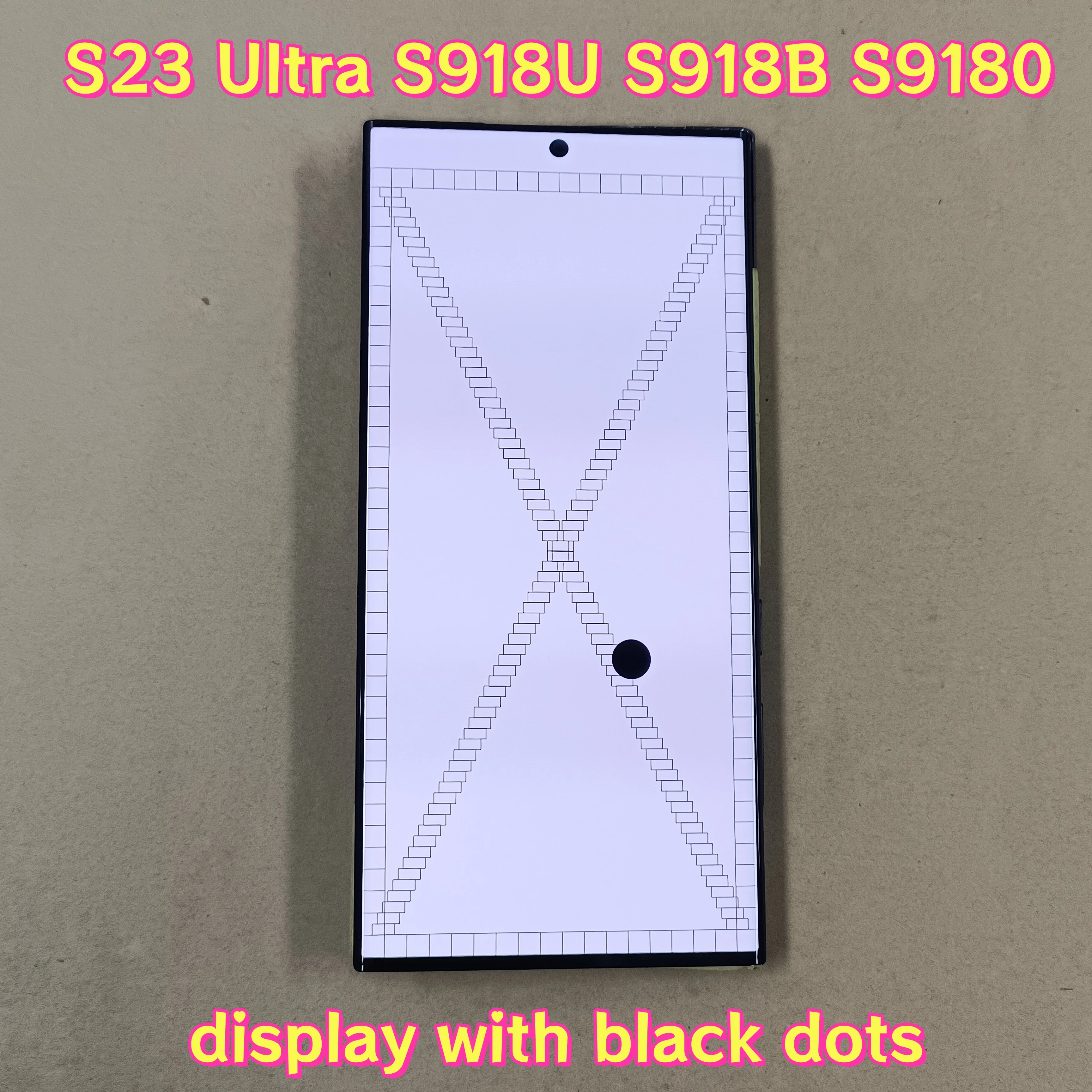 

6.8 inches AMOLED Display For Samsung Galaxy S23 Ultra LCD Touch Screen Display S23Ultra 5G S918 S918B S918U LCD No Frame