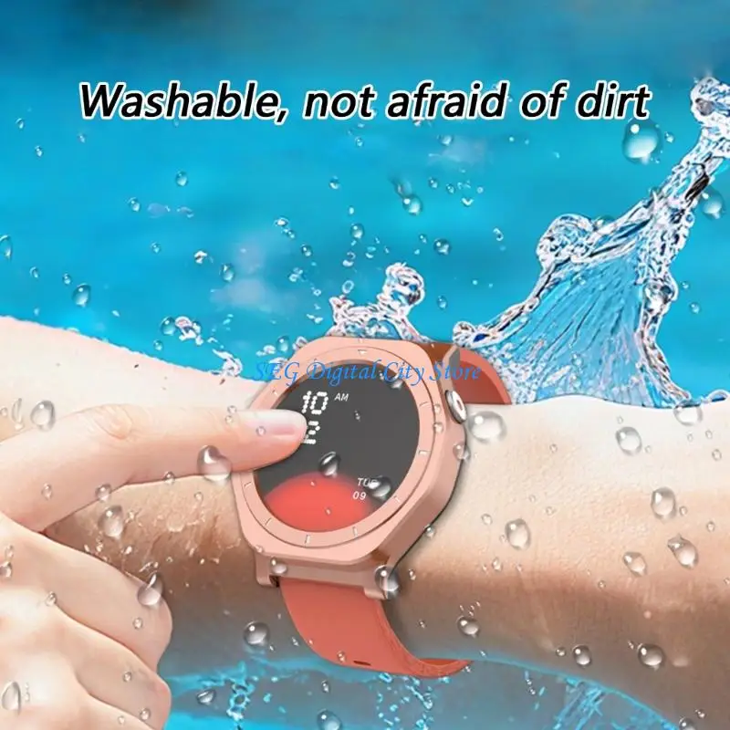 

Металлические умные часы U75B с защитой от атмосферных воздействий, легкая настройка стиля