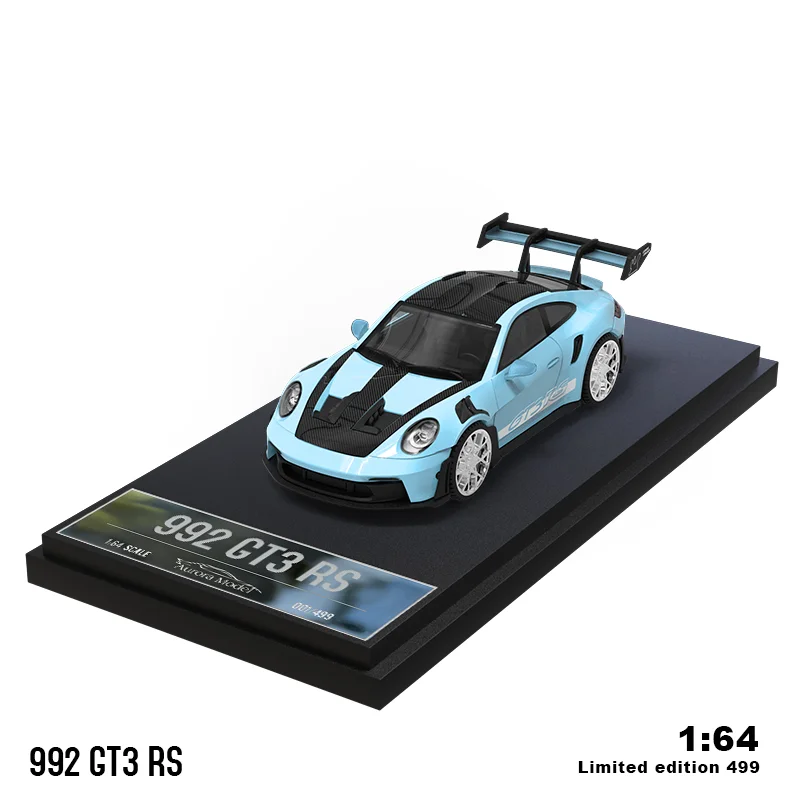 TIME MICRO 1:64 992 GT3 RS Painting Alloy Car Model Model Car Collection& Display& Gift