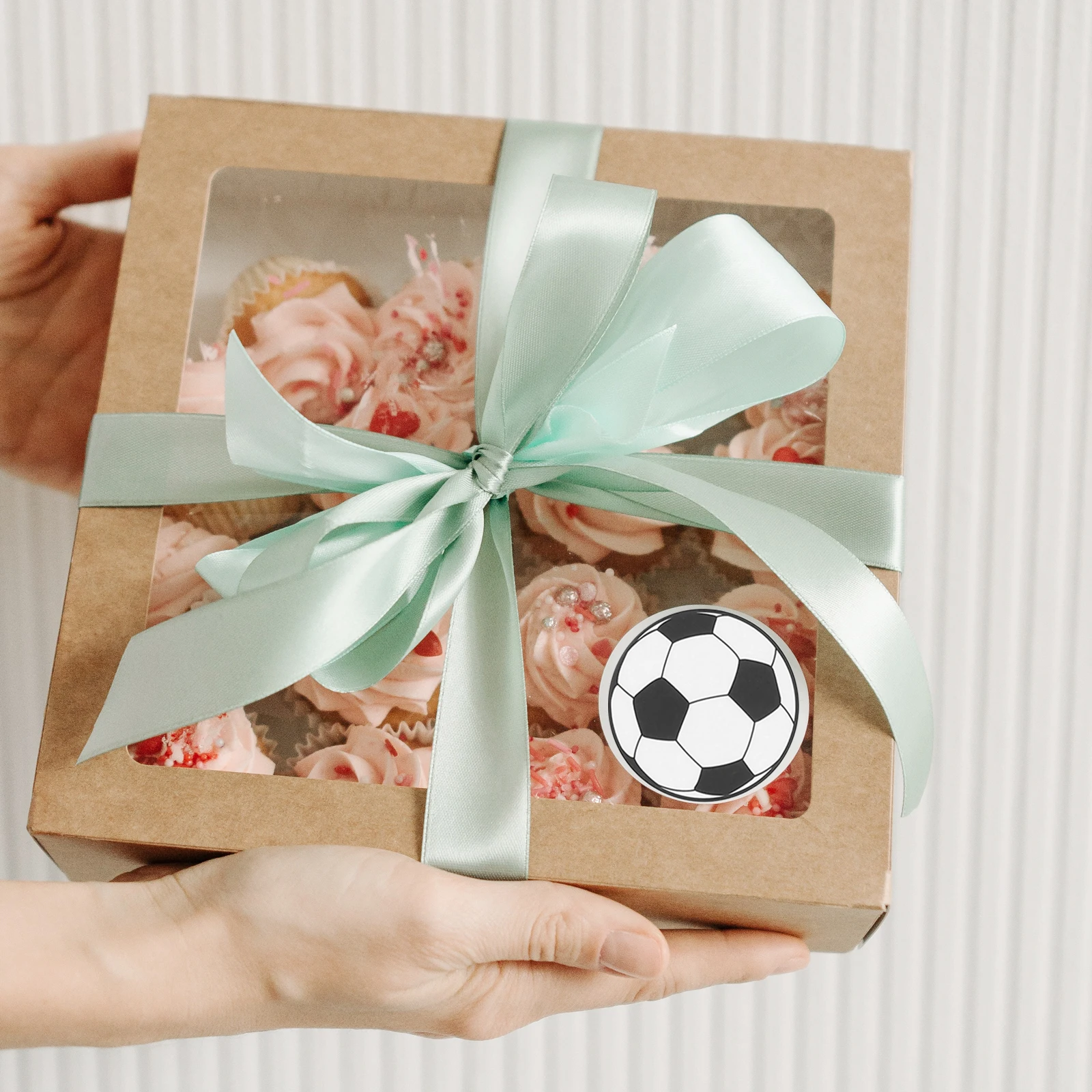 

120Pcs Sports Ball Stickers Adhesive Football Stickers Soccer Pattern Decals for Ball Theme Party Decoration and Craft Projects