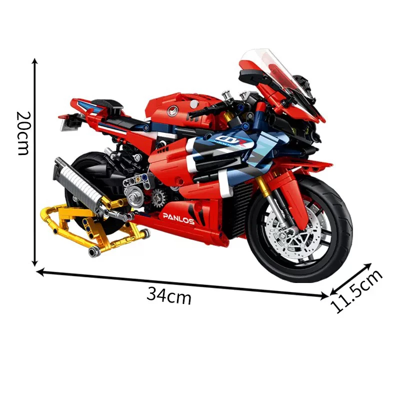 672008 cidade motocicleta modelo de montagem brinquedo pequenas partículas blocos de construção desktop modelo carro ornamento presente natal presente aniversário