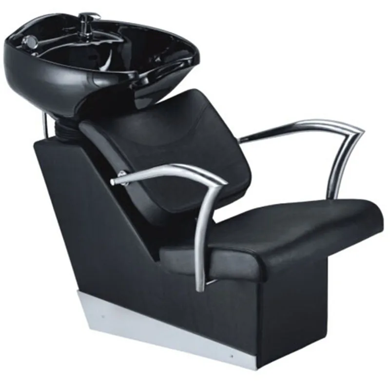 

Hair shop special shampoo bed semi-reclining flush bed hair shop ceramic basin shampoo bed