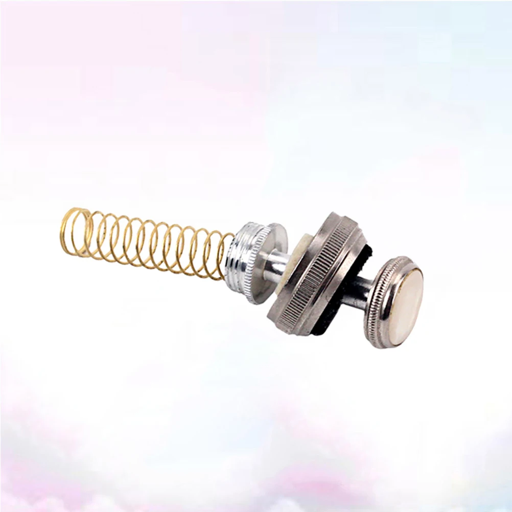 

6Pcs Trumpet Repair Parts Set Silver Finger Button Spring Cb101 Essential Replacement Cap for Accurate Key Adjustment