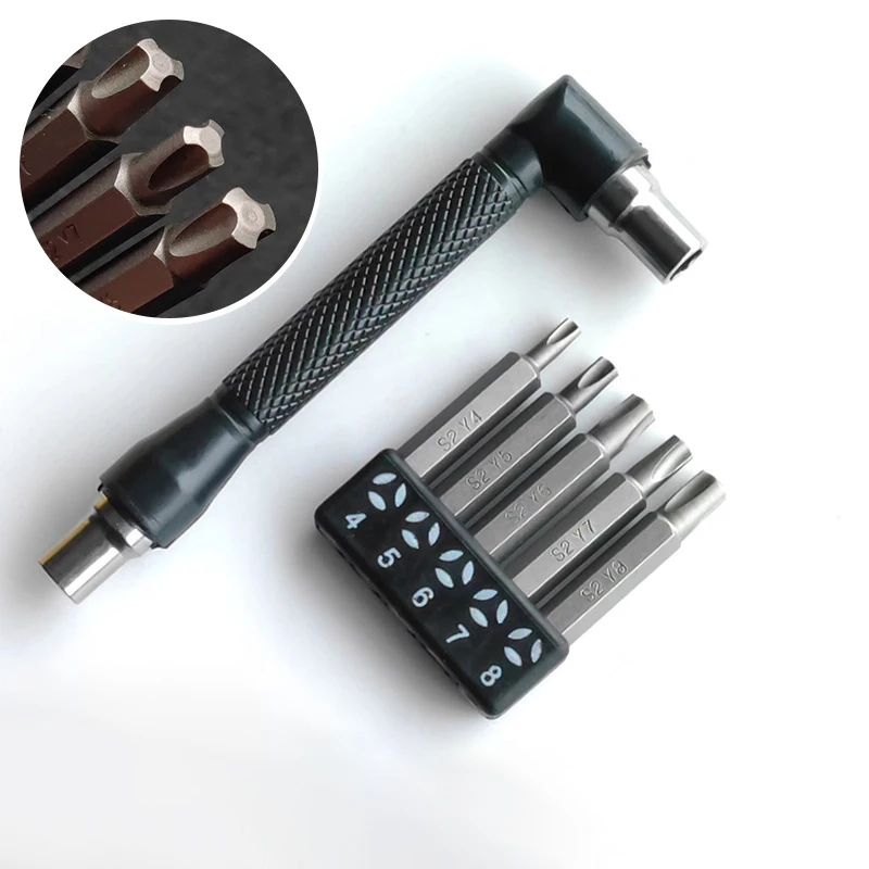 1/5/6pcs Special Shaped Metal Screwdriver Bit Hexagonal Head Screwdriver Set L-Shape Socket Wrench for Effortless Home Repairs