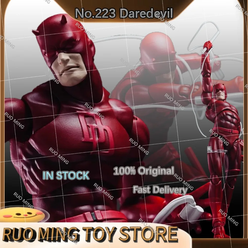 

2025 New Ct Toys Daredevil Mafex 223 Comic Version Action Figure SHF Anime Collection Figurine Statue Model Gifts Kids Custom