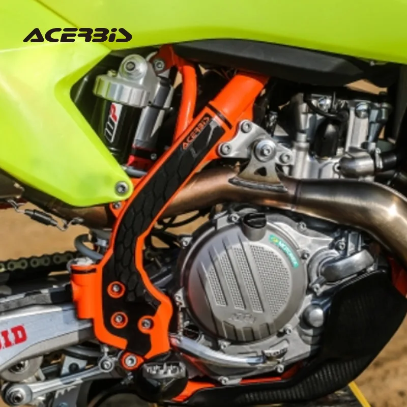 Italian Acerbis X-Grip Off-road Motorcycle Frame Guard Plate Anti Wear Frame Protection Plastic Parts Modification