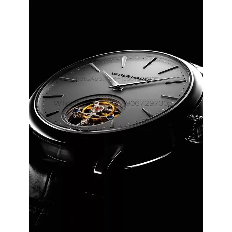 Guofeng Men's Tourbillon Hollow Waterproof Leisure Mechanical Watch