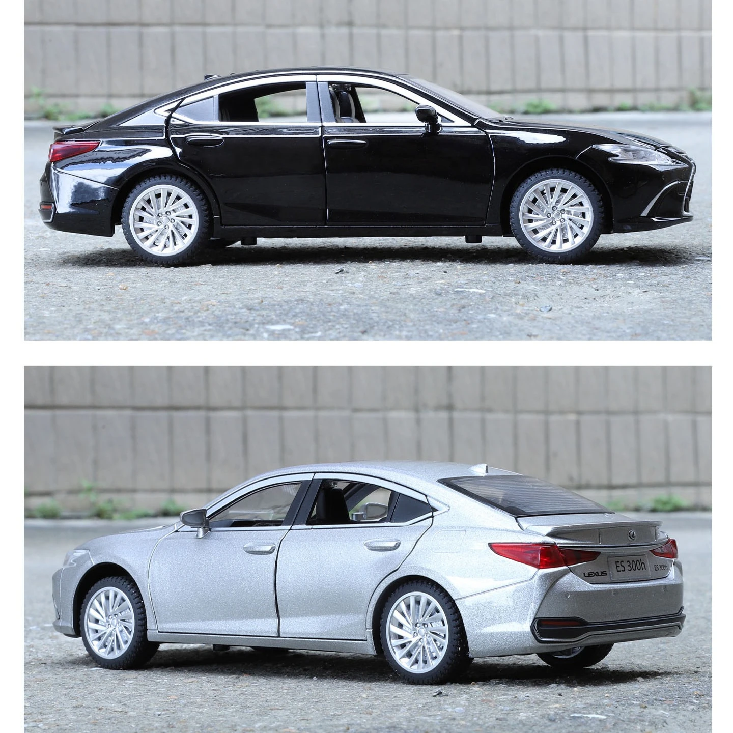 

1:24 ES300H Alloy Sound Light Car Model Toy Simulation Metal Diecast Model Decorations Birthday Gifts Collection