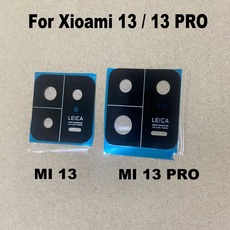 

Новинка для задней камеры Xiaomi 13 PRO стеклянная Задняя крышка объектива с рамкой клейкая наклейка MI13 PRO