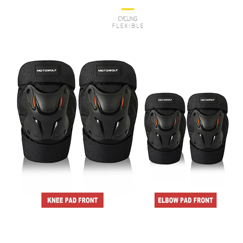Motorcycle Off-Road Racing Knee Elbow Pads Protective Gear Anti-fall Safety Protector Guards Motocross Skating Riding BMW Gear