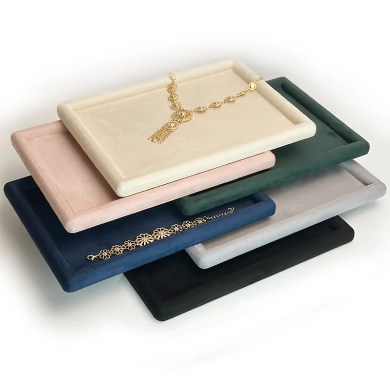 

New style jewelry display tray, watch, bracelet, storage box, ring, necklace, collectibles, viewing tray, display accessories