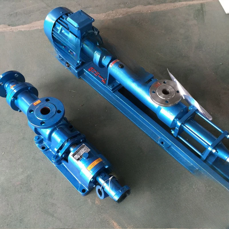 Stainless steel dosing pump G-type single screw rotor pump single stage agent filling and metering screw pump