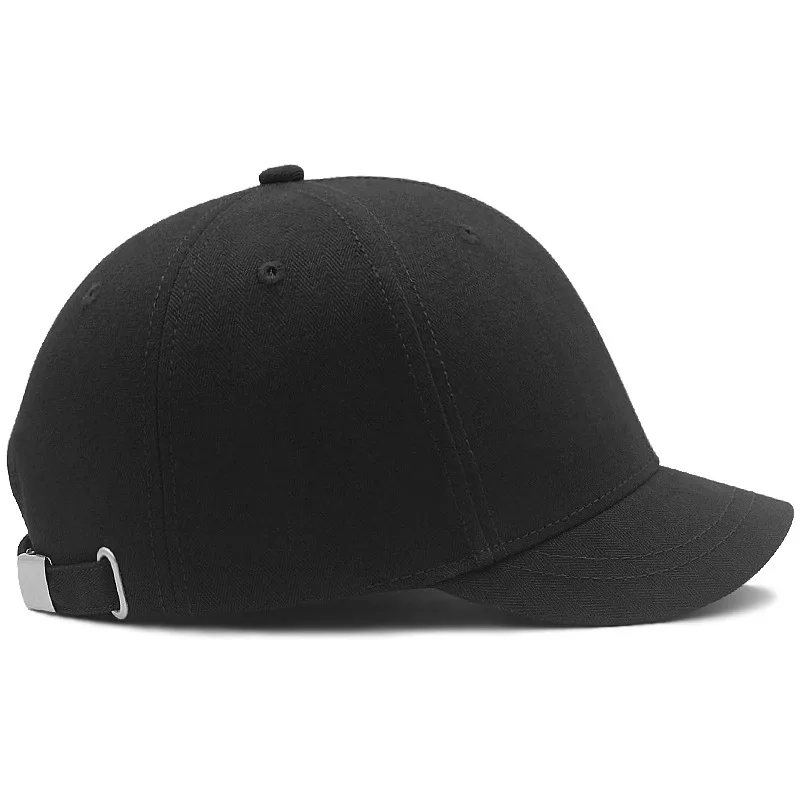 Gorra de béisbol de ala corta para hombre y mujer, gorro con visera grande, de gran tamaño Snapback, 55-60cm, 61-65cm