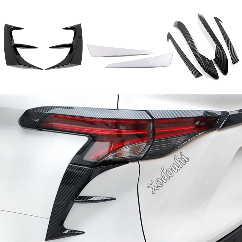 

Rear Tail Light Lamp Cover Trim ABS/Stainless Steel Eyebrow Car Accessories Decoration Frame For Toyota Sienna 2021 2022 2023