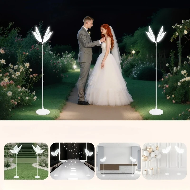 Wedding Lights 2 Pack 57 70 Inch Adjustable Height LED Floor Lamps for Wedding Decor Party Decorations Indoor Romantic