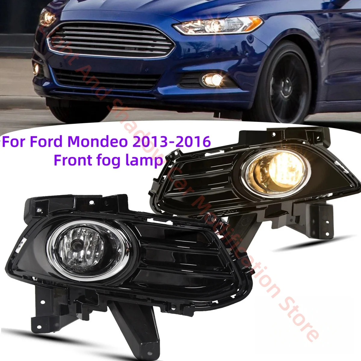 

Для Ford Mondeo 2013-2016 передние противотуманные фары в сборе, лакированная рамка противотуманной фары, дневные ходовые огни, комплект противотуманных фар, автомобильные детали