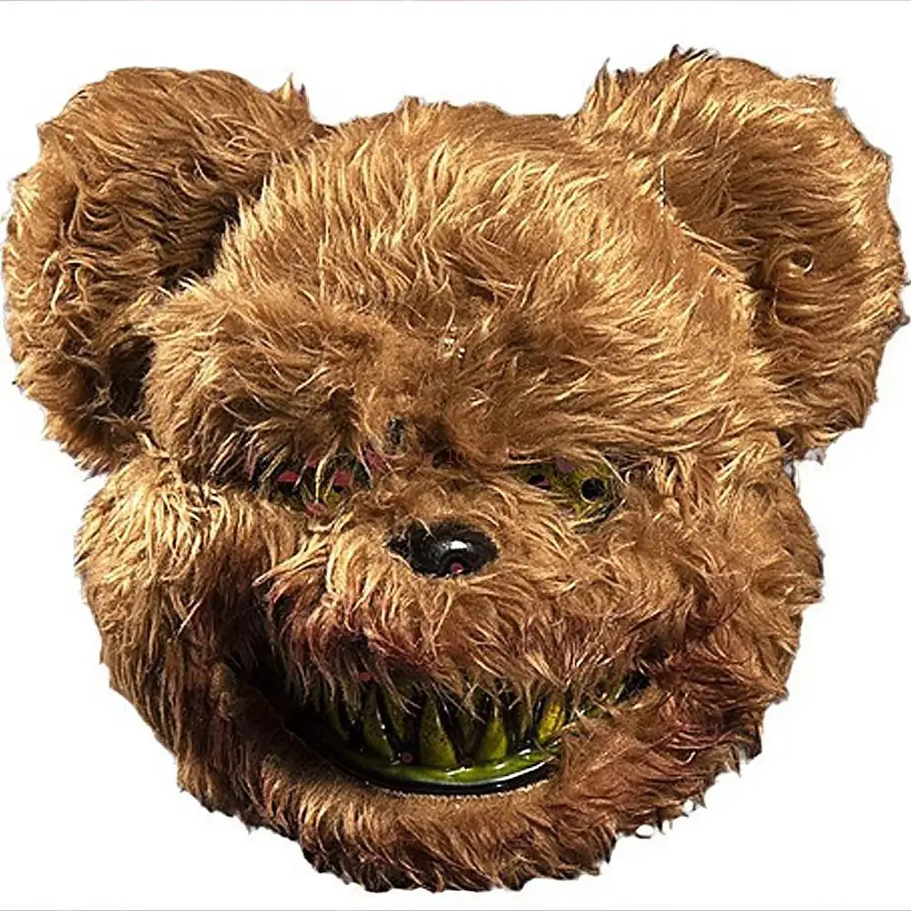 New Hot Mao Bear Mask Black Haired Bear Brown Hairy Bear maschera simulata Masquerade Halloween Cospaly abbigliamento puntelli festa per adulti