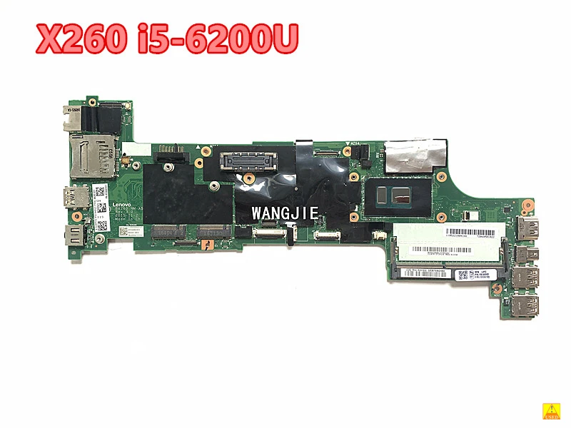 NM-A531 Voor Lenovo Thinkpad X260 Moederbord 01EN193 01YT037 00UP190 01HX027 I5-6200U 100% Werken