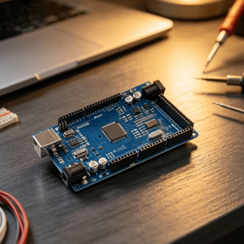 ATmega2560-16AU Mega2560 R3 Development Board FR4 PCB Board USB Type B Microcontroller Board 5V Operating Voltage CH340G Chip