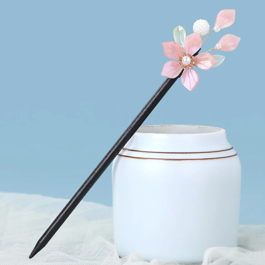

3 Pcs Dangle Pins Girl Sticks Women Accessories Long Wooden Chinese Hair Sticks Bun Chinese Hair Pin Chopsticks