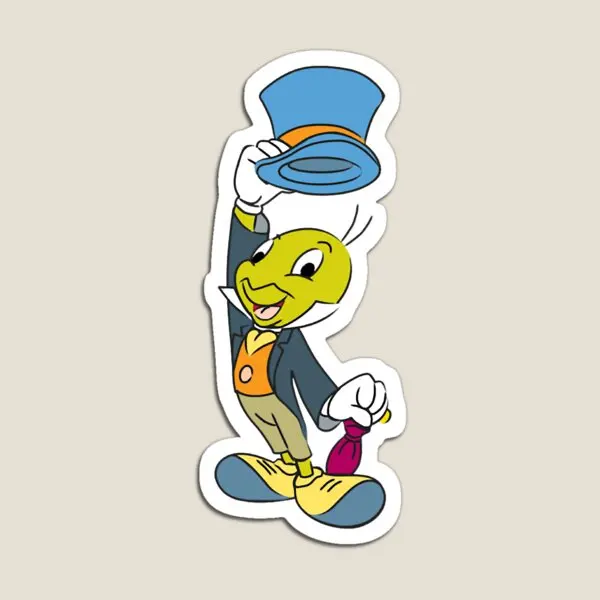 Jiminy Cricket  Magnet Baby Magnetic Children Home Funny  Kids Decor Cute Refrigerator Toy for Fridge Organizer Holder Stickers