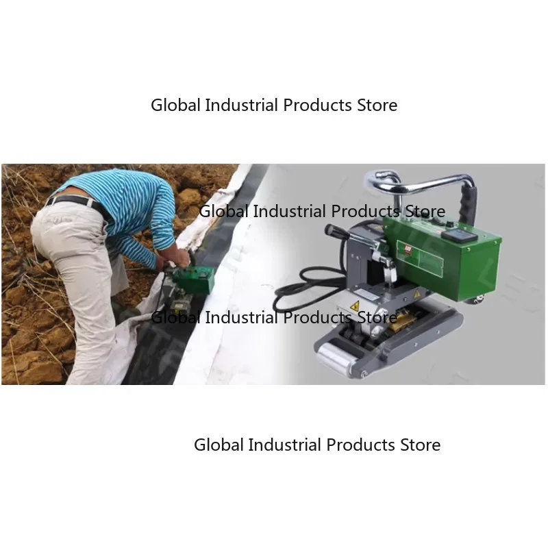 1800W Outdoor 220V Digital Welder Semi-Automatic Geomembrane Splicer with Automatic Heating Adjustment for Home Use Steel Plasti