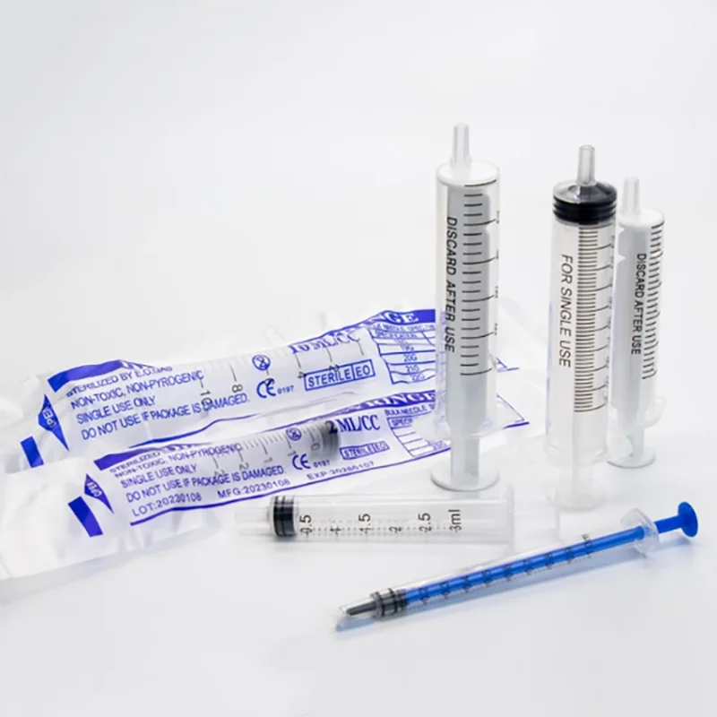 100PCS Disposable injection sterile syringe needle syringe individually packaged 15 20ml push medicine feeding supplement