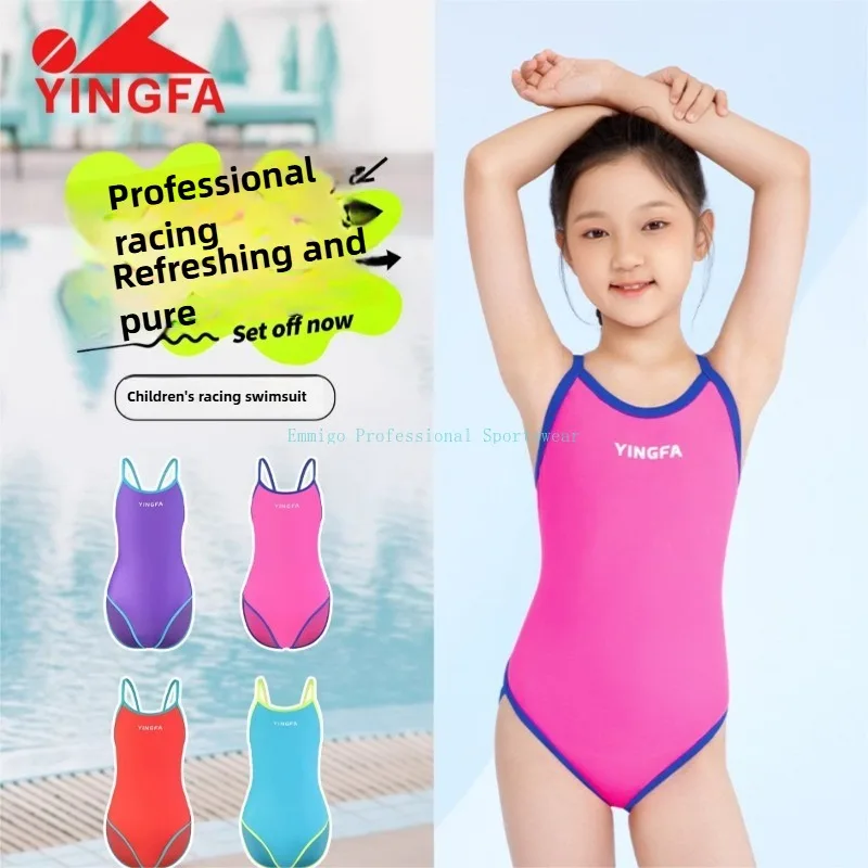 

Yingfa Teen Competitive Training Swimsuit Quick-Dry One-Piece Triangle Swimsuit For Racing