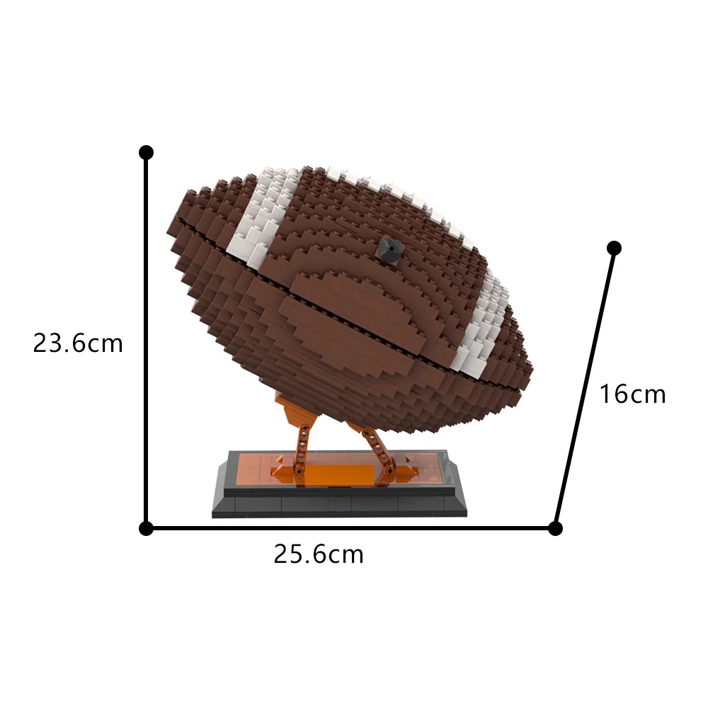 MOC Rugby Super Bowl Building Blocks