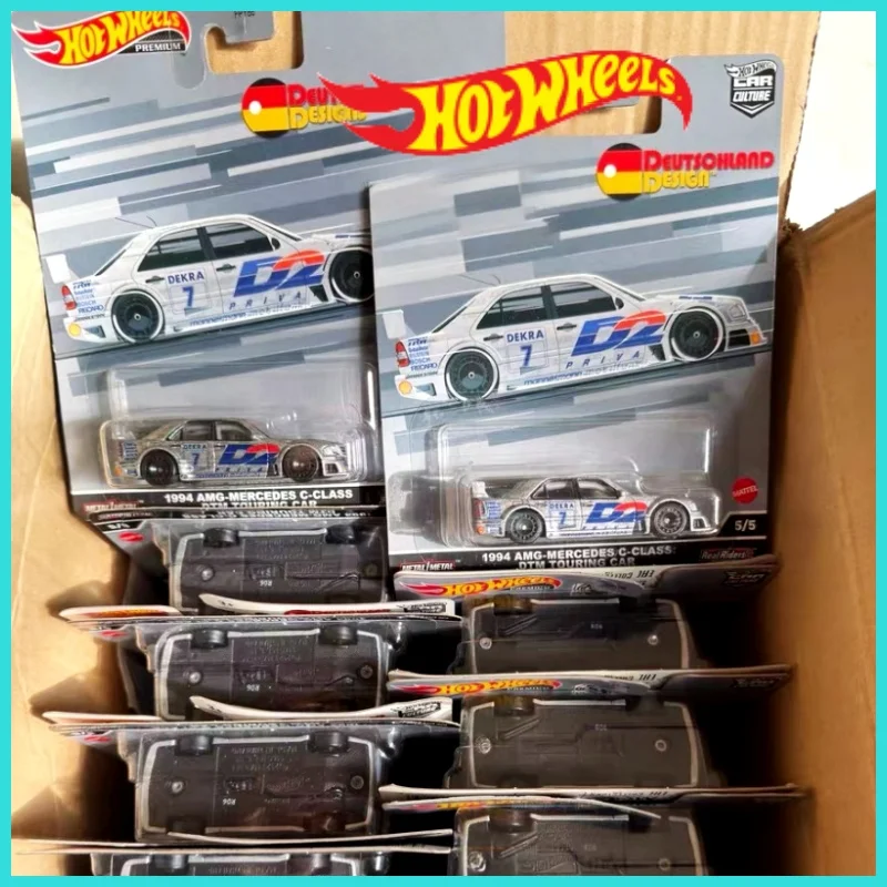 

Hot Wheels Premium 1:64 Amg Mercedes C-Class Dtm Touring Metal Car Model Deutschland Design Culture Fans Collectible Toy Gifts
