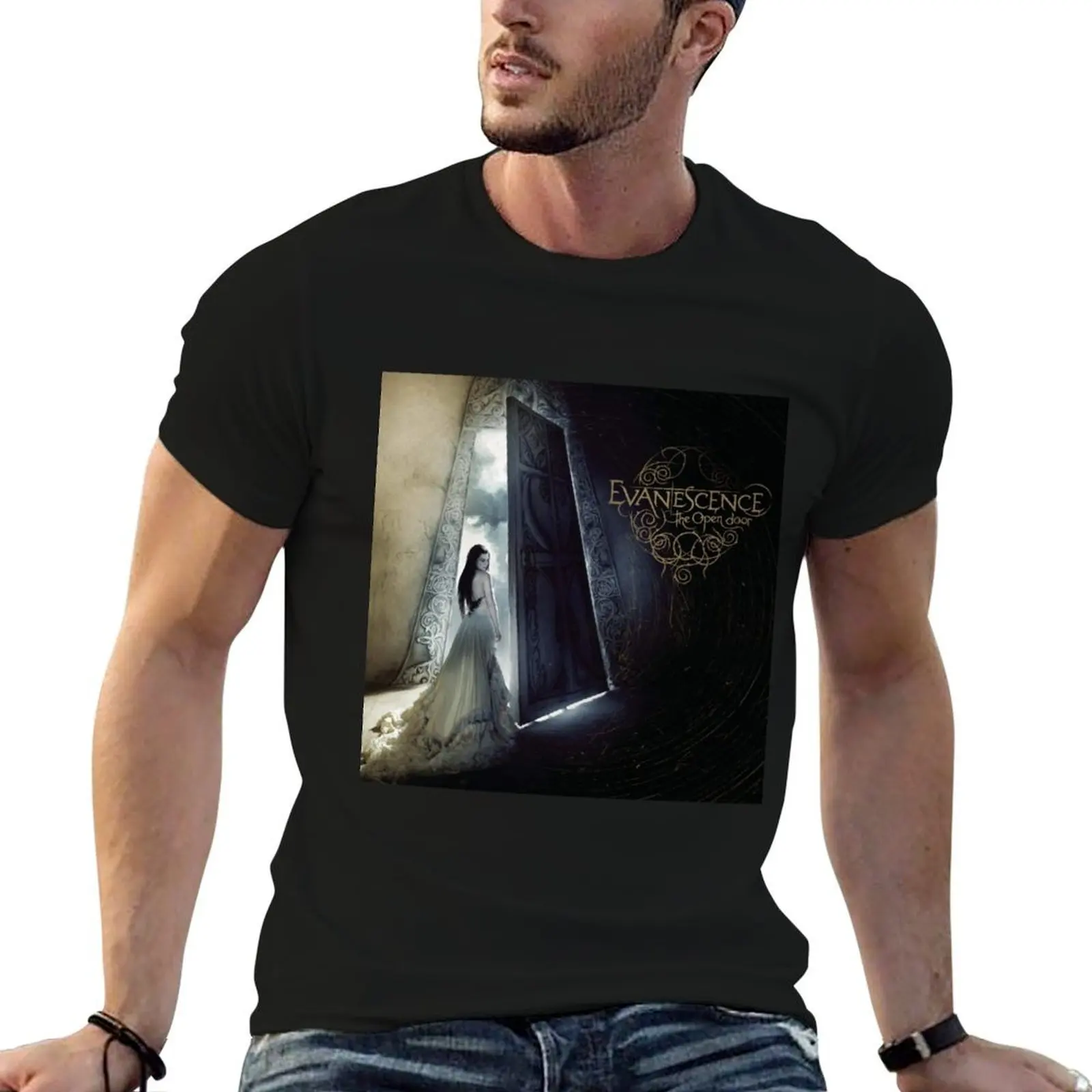 The Open Door T-Shirt man t shirt designer funny t shirts cotton man t shirts for men casual