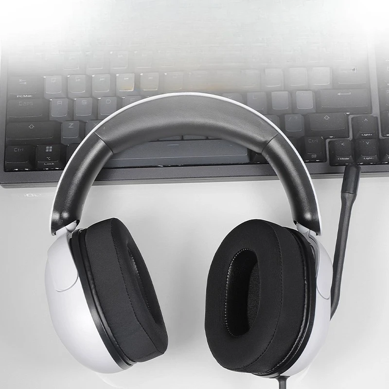 XIXIYIN استبدال تنفس شبكة النسيج نمط/بروتين الجلد بطانة للأذن لسوني INZONE H3 سماعات الأذن وسائد